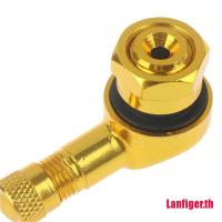 LAG❤2PCS CNC Motorcycle 90 Degree Angle Wheel Tire Stem Tubeless Valve Aluminum