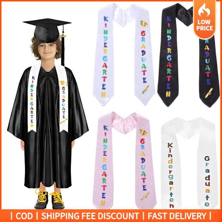 GOOD MOOD BEAUTY Adult Gift Black Sashes Honor Stole Academic Dress ...