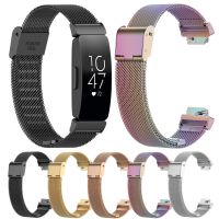 ►⊕ 2021 New Bracelet Strap For Fitbit inspire 1 2 inspire HR Metal Stainless Steel Band Buckle For Fitbit inspire inspire HR Correa