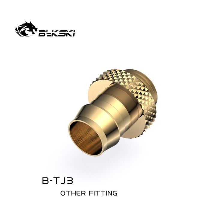 bykski-g1-4-soft-tube-fitting-b-tj3สำหรับ10x1-3มม-10x1-6มม-13x19มม-ท่อ-pc-water-cooling-connector-หลายสี