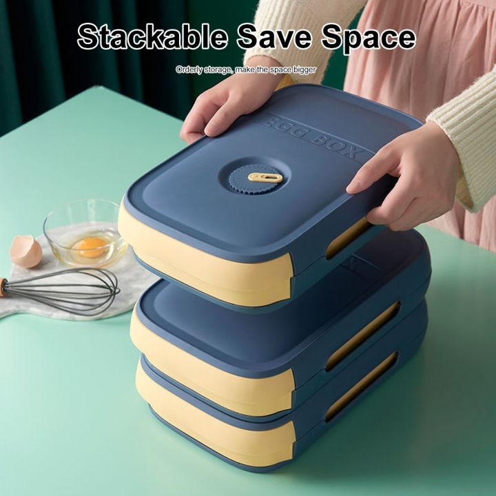 plastic-storage-containers-drawer-organizer-boxe-with-lid-egg-refrigerator-tray