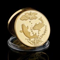 【YD】 Commemorative Gold Plated Coins Souvenir