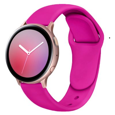 20/22mm strap For Samsung Galaxy watch 4 classic 46/42mm 40/44mm Gear S3 Silicone Active 2 bracelet for Huawei GT 2/2e/pro band