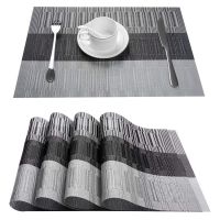 【CC】☫✎♛  Placemats for Dining Table Pattern Mats Multiple Colors Non-Slip Resistant Washable to