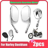 2Pcs/Pair Motorcycle Rearview Side Mirror For Harley Davidson Dyna Sportster Softail Touring Electra Glide Ultra Street Glide Mirrors