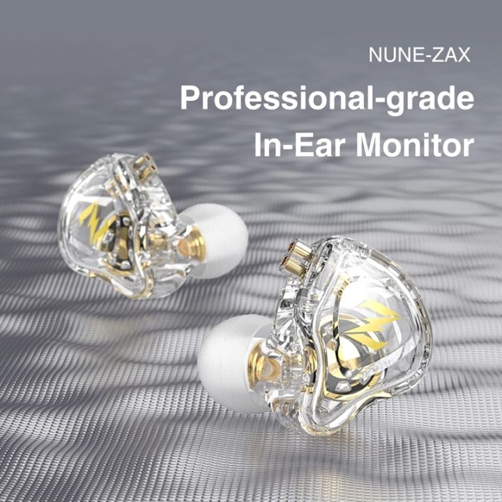 nune-zax-หูฟังระดับจอภาพเกมคอมพิวเตอร์ควบคุมด้วยสายไฟสำหรับไมโครโฟนกีฬาวิ่งอินเอียร์หูฟังเกม