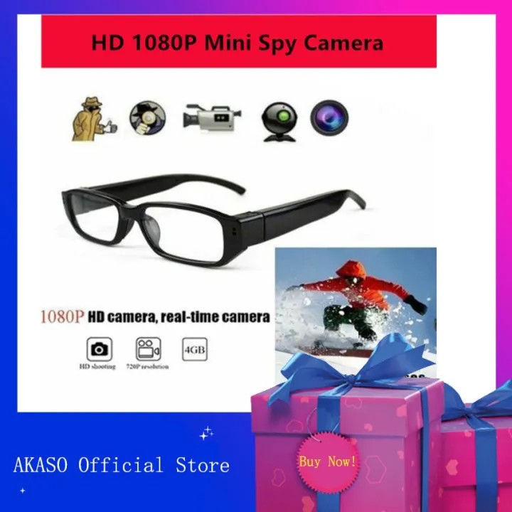 Mini 1080P Digital Video Camera Glasses Hidden Eyewear DVR Camcorder