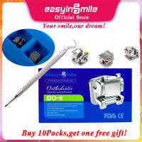 20ชิ้นแพ็ค Easyinsmile ทันตกรรมวัสดุโลหะสำหรับ Self Ligating Orhto cket Mini ces Rothmbt 345 022คุณภาพสูง