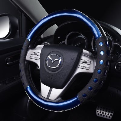 [COD] car leather steering wheel universal handle set wholesale perforated breathable non-slip massage one piece on behalf of