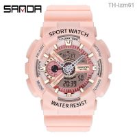 นาฬิกาผู้ชาย Three 299 sanda university in the new fashion trends waterproof multi-function digital watches ms male couples watch