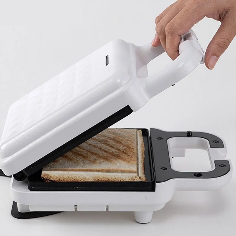 DIY Sandwich Maker Oven Breakfast Machine Hot Plate Light Food Waffle Maker  Multi-Function Heating Toast Pressure Grill Toaster