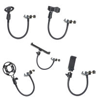 Universal Microphone Mobile Phones Tablet Stand cket Holder Hose Adjustable Clip Shockproof Frame Tripod Accessories