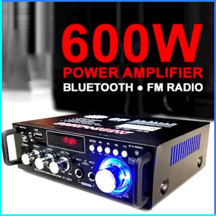 COD Taffware Bluetooth EQ Audio Amplifier Karaoke Home Theater FM 600W