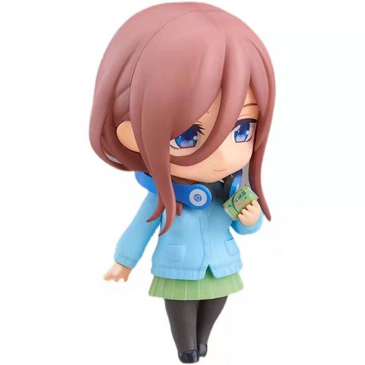 10ซม-อะนิเมะ-quintessential-quintuplets-nakano-miku-figurine-1306-q-รุ่น-action-figure-ของเล่นสะสม