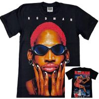 เสื้อเชิ้ต New Dennis Rodman Chicago Bulls NBA ROXX วงร็อค ไซส์ S M L XL 2023