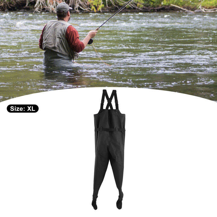 Bootfoot Chest Wader, Seam Double Sealing Hip Wader Leakage Proof for
