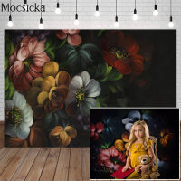 Mocsicka Art Painting Flowers Photography Background Newborn Child Pregnant Woman Photo Decorative Props Backdrop Photo Studio