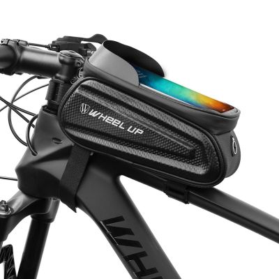 Rainproof Bicycle Bag Frame Front Top Tube Cycling Bag Reflective 7.0in Phone Case Touchscreen Bag MTB Bike Accessories