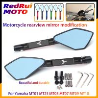 Universal Motorcycle mirror CNC side Rearview For Yamaha MT01 MT25 MT03 MT07 MT09 MT10 MT125 MT-125