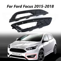 กันชนหน้าคู่ฝาครอบกระจังหน้าตัดหมอกสำหรับ2015 2018 Ford Focus Sports