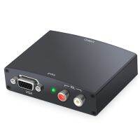 HD 1080P VGA To HDMI Converter With L/R Audio Output Metal for Laptop Computer PC HDTV Monitor DVD