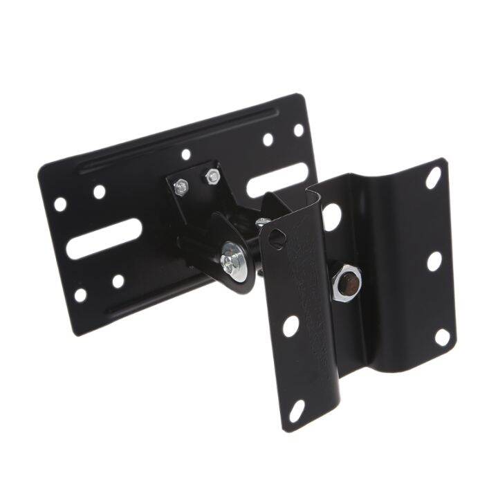 universal-home-theater-steel-adjustable-speaker-ceiling-wall-mount-ckets-black-metal