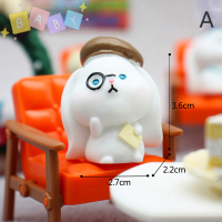 FactoryOutlete?Cheap? 1ชิ้นงานฝีมือเรซิ่นจำลอง MINI Bunny Micro Landscape DIY ornament Supplies