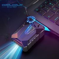 COOLCOLD Vacuum Portable Laptop Cooler USB Air Cooler External Extracting Cooling Fan Notebook Cooler for 15 15.6 17 Inch Laptop