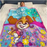 SMhome Childrens Cartoon Pattern Super Soft Flannel Paw Patrol blanket Four Season