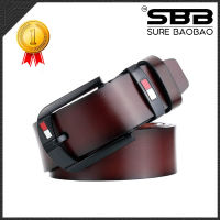 ? surebag  เข็มขัด เข็มขัดหนัง 【มี สีดำ  สีน้ำตาล  สีกาแฟ】เข็มขัดผู้ชาย เข็มขัดหนังผู้ชาย