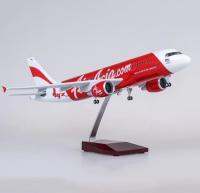 โมเดลเครื่องบิน Air Asia Airbus A320 ขนาด 47 ซม. ทำด้วยเหล็ก   มีฐานตั้งโชว์ สวย งานละเอียด  เหมาะเป็นของขวัญหรือตั้งโชว์เสริมฮวงจุ้ย