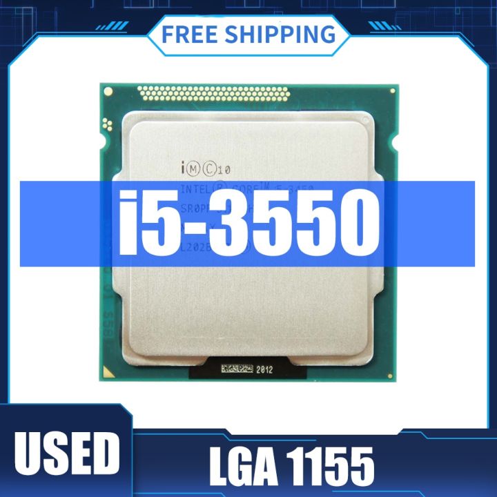 Intel I5 3550 3.3 GHz LGA 1155 Socket 4 Cores Desktop Processor - Intel 