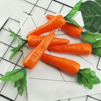 10pcs High Imitation Fake Artificial Carrot Vegetable plastic Fake Simulated Artificial Carrot Model Ornaments Decoration