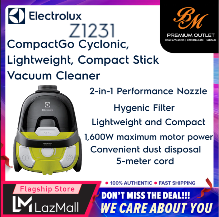 ELECTROLUX (Z1231) BAGLESS VACUUM CLEANER 1600W/320W SUCTION/HEPA