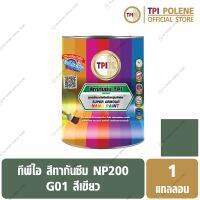 สีกันซึม สีทากันซึม NP200 (Water Proof) สีเขียว (G01) ทีพีไอ ขนาด 1 แกลลอน