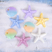 เปลือกเรซินปลาดาว DIY เค้ก Topper เด็ก Mermaid Party ตกแต่งเค้กภายใต้ Sea Ocean วันเกิด Party Decor Baby Shower-VXCB MALL