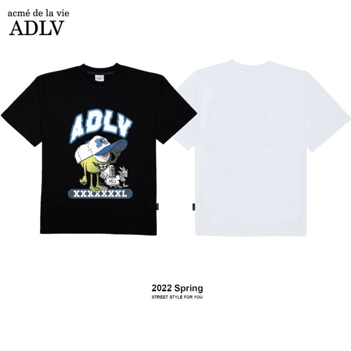 g2ydl2-เสื้อยืดแขนสั้นลําลอง-ผ้าฝ้าย-พิมพ์ลายดิสนีย์-acme-vie-แฟชั่นสตรีท-สําหรับผู้ชาย-และผู้หญิง