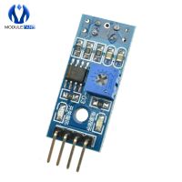 TCRT5000 Infrared Reflective IR Photoelectric Board Module Switch Barrier Line Track Sensor Module for Arduino Smart Car 3.3V-5V