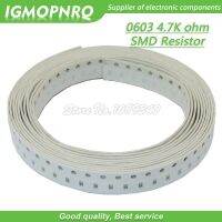 ชิป0603ตัวต้านทาน Smd Resistor คงที่4.7K โอห์ม4k7 472 Igmopnrq 300ชิ้น