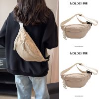 Summer summer niche chest bag all-match small bag women 2023 new trendy mens outdoor leisure sports Messenger waist bag 【QYUE】