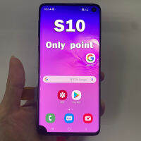 ชุดประกอบดิจิไทเซอร์หน้าจอสัมผัสสำหรับ G973F LCD ของ SAMSUNG Galaxy S10 G973แบบหัวเดียวของแท้พร้อมลายเส้นเผาไร้กรอบ