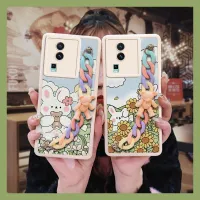 for girl high-grade Phone Case For VIVO IQOO NEO7/NEO7 SE phone case Skin feel silicone Anti drop airbag cute Cartoon