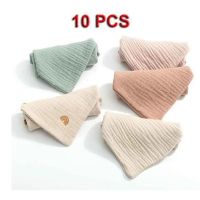 ☬▫ 10 Pcs Towel Baby Facecloth Baby Bath Towel Handkerchief Cotton Burp Cloth Soft Absorbent Gauze Kindergarten Washcloth