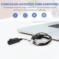 Covert Acoustic Tube Security Earpiece Headset PTT Mic Compatible CP040 DP1400 GP68 GP88