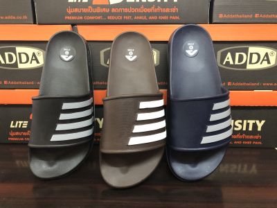 ADDA  2Density  รองเท้าแตะ  รองเท้าลำลอง  สำหรับผู้ชาย  แบบสวม  รุ่น  5TD66M1  รุ่นใหม่ล่าสุด  เบอร์ 7-9