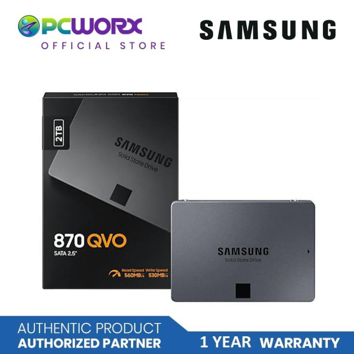 Samsung MZ77Q2T0BW 2TB 870 QVO Sata III 2.5 SSD Samsung 2TB SSD