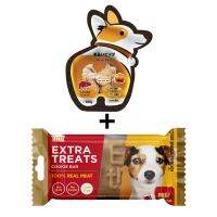 Extra treats + MaruMaru ขนมสุนัขรสเนื้อ ไม่เค็ม จับคู่ถูกกว่า!