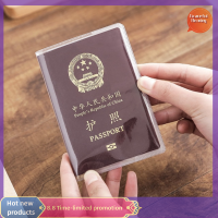 สง่างามเคสกันน้ำพีวีซีซองใส่หนังสือเดินทาง1ชิ้นสำหรับนามบัตรและบัตรเครดิตกระเป๋าใส่พาสปอร์ต