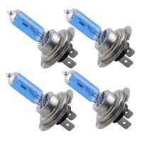 4Pcs H7 Car Halogen Light Super Bright High-temperature Resistant 6000K 100W Car Halogen Front Light Replacement Bulbs