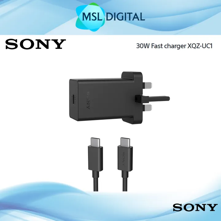 Sony 30W Fast charger XQZUC1 with USBC charging USBC to USBC
